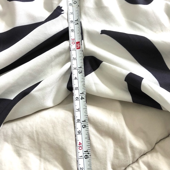 SHEIN Black and White Elastic Waist Wide-Leg Pants - Picture 7 of 10